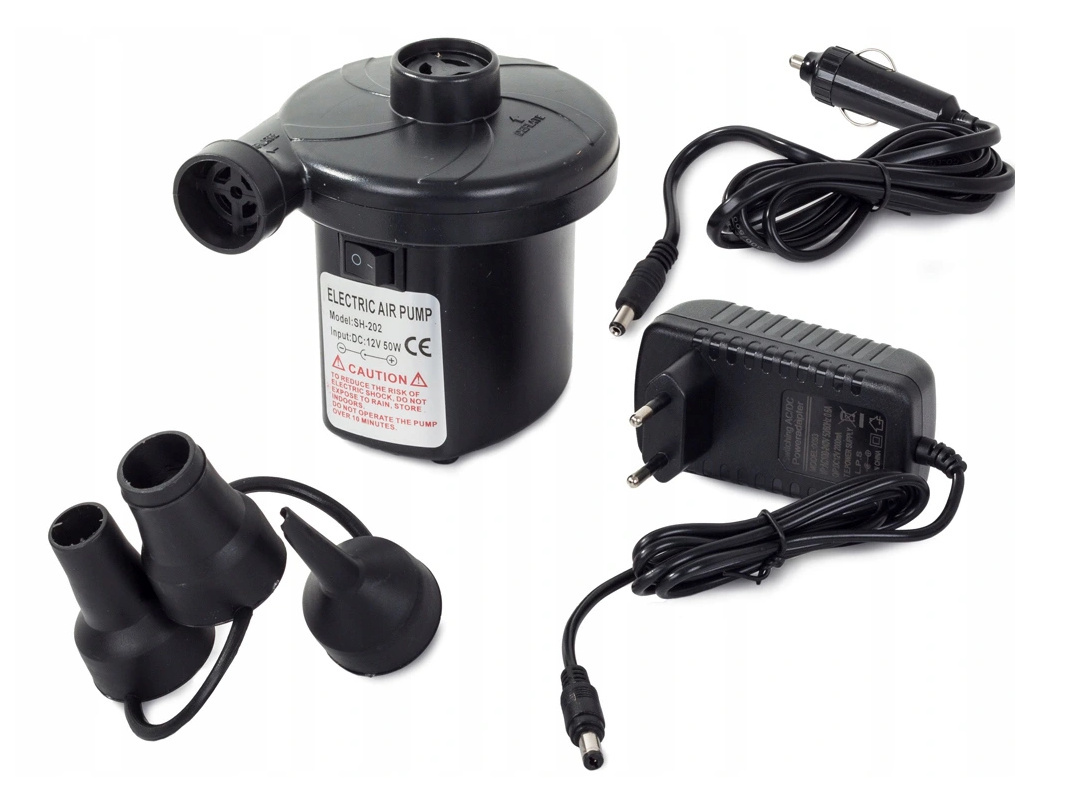 ELEKRYCZNA POMPKA DO MATERACA PONTONU 230V/12V